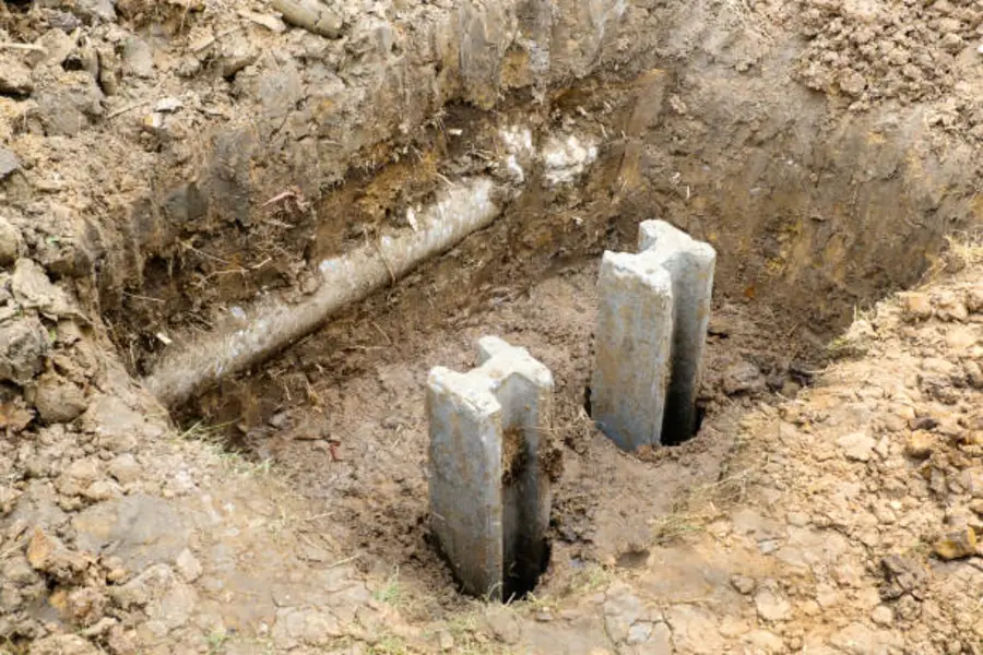 slab pier installation
